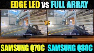 Samsung Q70C vs Samsung Q80C | Samsung Q70C TV Review | Samsung Q80C PS5 | Samsung Q80C HDR