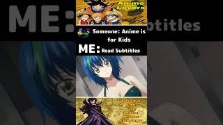 When Someone Say Anime Is For Kids Then Show Him/Her This.  #highschooldxd #adultanime #anime
