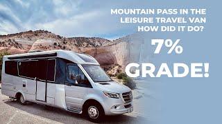 Leisure Travel Van | Mercedes Sprinter Colorado mountain pass test