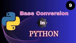 Base Conversion in python | Bytecode IT Solutions | #python | #pythontutorial