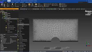 Semi circle cylinder flow simulation   Will Durosomo, Sean Weathers