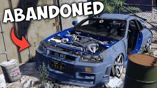 Restoring Abandoned Nissan Skyline sa GTA 5..