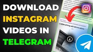 How To Download Instagram Reels Video on Telegram - Full Process