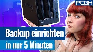 AUTOMATISCHES BACKUP in 5 MINUTEN eingerichtet! NAS oder CLOUD - was ist besser?