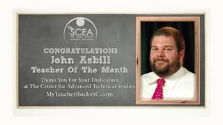 The SCEA - Teacher of the Month - October 2016