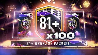 THESE PACKS ARE INSANE! 100 x 81+ Double Upgrade Packs! - FIFA 21 Ultimate Team