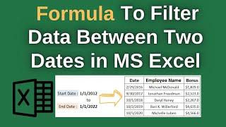 EXTRACT ALL RECORDS BETWEEN TWO DATES IN EXCEL : using the Index Match Formulas