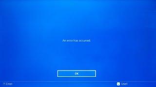 Fixed An error has occurred when Sign in to PSN on PS4