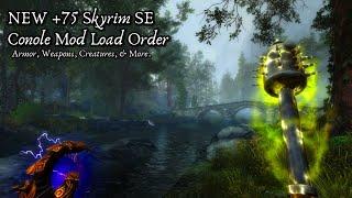 +75 NEW MODS | Skyrim SE Console Modded Load Order