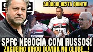 SPFC TRANSFERINDO LATERAL PARA CLUBE RUSSO NESTA QUINTA | ZAGUEIRO VIRA DÚVIDA | TRICOLOR ANUNCIOU!!