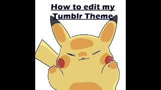 How to edit Tumblr Theme