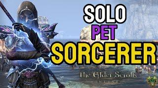 ESO- Solo PVE Magicka Sorcerer Pet Build, EASY DPS | Flames of Ambition