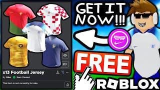 FREE ACCESSORIES! HOW TO GET x13 Nike Football T-Shirts! ( ROBLOX NIKELAND  [CUP CLASH!] EVENT)