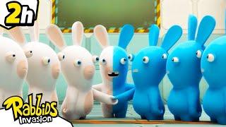 Blue Rabbid: Pride in being different | RABBIDS INVASION | New compilation | Kids Cartoon