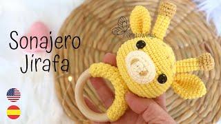 Sonajero Jirafa Amigurumi Tutorial Paso a Paso Sub / GretaWings