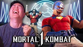 MORTAL KOMBAT 1 - PEACEMAKER & JANET CAGE GAMEPLAY TRAILER!! [REACTION]