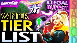 *NEW* THIS PATCH IS ILLEGAL!! 12/18 TIER LIST!! COSMIC WINTER JUBILEE - SUPERVIVEa