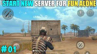 [DAY01] START NEW SERVER ALONE FOR FUN || EP01 || LAST DAY RULES SURVIVAL HINDI GAMEPLAY