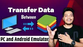How to Transfer Files from Bluestacks to PC | Bluestacks Import Files from PC