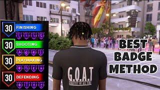 FASTEST WAY TO MAX BADGES IN NBA 2K24! GET ALL BADGES FAST AND EASY IN 2K24
