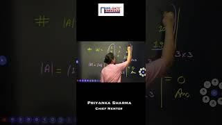 Determinant Short Trick - Linear Algebra - Engineering Mathematics for GATE ESE PSU I Priyanka Ma'am