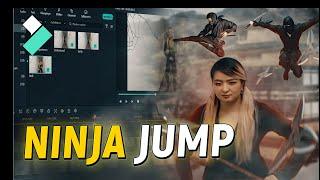 Ninja Jump Effekt | Wondershare Filmora Tutorial deutsch 2022