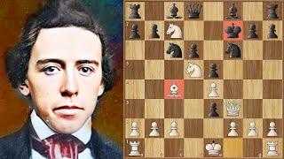 The Attack is Now Irresistible!! || Anderssen vs Morphy (1858) || GAME 9