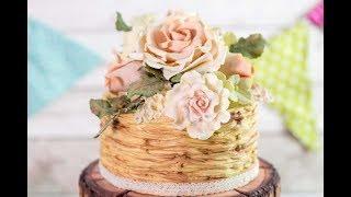 Karen Davies Sugarcraft Cake Decorating - Moulds - Rustic Wicker Tutorial