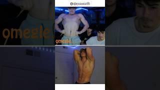 Flexing with other gym bros on Omegle! #omegle #gymbro #bodybuilding