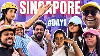 Day 1 Vlog  | हास्यजत्रेच्या टीमसोबतचा Singapore family दौरा 