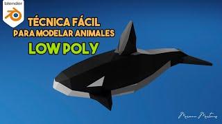 Tutorial Blender en español | Modelado LOW POLY en Blender