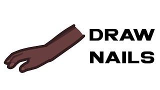 Draw Nails The Easy Way!