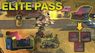 Tanki Online -  Road To Elite Pass | 5 Exotics | Montge & Highlights!