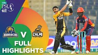 Full Highlights | Karachi Kings vs Peshawar Zalmi | Match 32 | HBL PSL 6 | MG2T