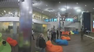 VR: проход между башнями Mail.Ru с помощью системы виртуальной реальности HTC Vive