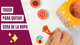 Cómo quitar CERA de la ropa  | TRUCO FÁCIL