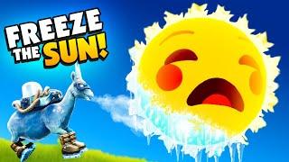 FREEZING The SUN Using My Goat Super Powers! - Goat Simulator 3