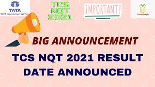 TCS NQT 2021 result date announced | TCS big announcement