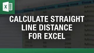 Calculate Straight Line Distance Between Multiple Locations