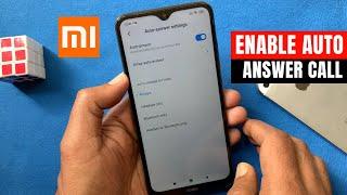 How to Enable Auto Answer Call in Redmi 8 | Automatically Pickup Incoming Calls