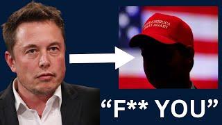 Elon Musk says F** You in MAGA immigration meltdown