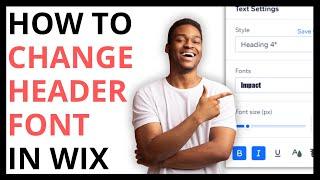 How to Change Header Font in Wix [QUICK GUIDE]