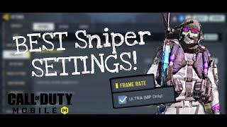 3ibba Settings & Loadouts | BEST Sniper Phone Settings | COD Mobile | 4 Finger | Better Aim