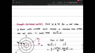 Lecture 15, Part 1 - Complex Potential (Velocity Potential + i Stream function) and Complex Velocity