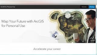 $100 GIS! ArcGIS Software for Personal Use (ESRI) Home Use