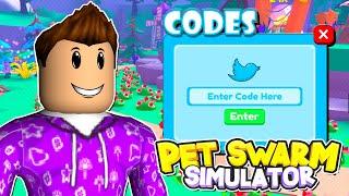 10 ЧИТЕРСКИХ КОДОВ ДЛЯ PET SWARM SIMULATOR В РОБЛОКС! ROBLOX