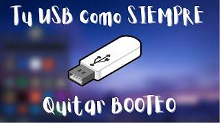 Como RESTABLECER una USB después de hacerla Booteable por Rufus, Yumi, Ventoy, etc | SIN PROGRAMAS!