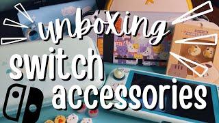 unbox cute nintendo switch accessories with peaches and me!! // GeekShare haul