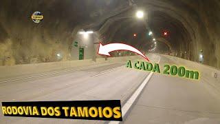 OBRAS RODOVIA DOS TAMOIOS VEJA AS ÁREAS DE EMERGÊNCIA E O NOVO TÚNEL DE SERVIÇO QUE SERÁ INAUGURADO.