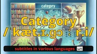 Category meaning with 5 examples